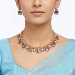 Premium Necklace With Ear Rings-NL1