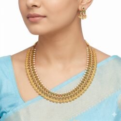 Premium Necklace With Ear Rings-NL36