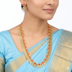 Premium Necklace With Ear Rings-NL50