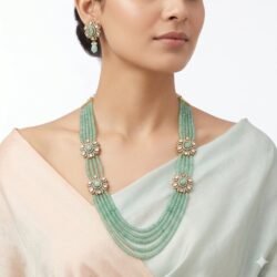 Pearl Necklace with Ear Rings PLN1