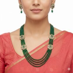 Pearl Necklace with Ear Rings PLN14