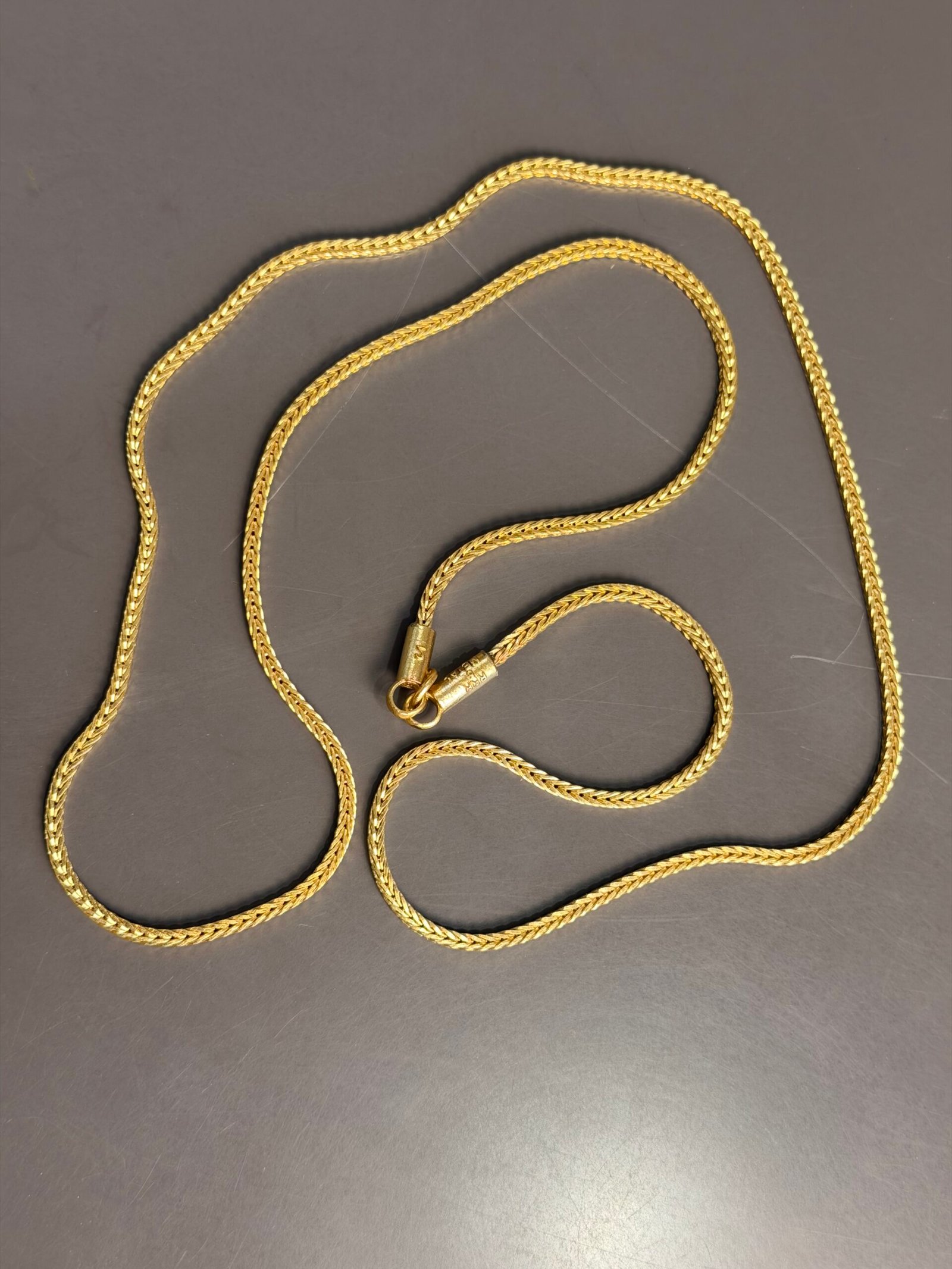 Gopi Thaadu Thaali chains unpolished panchaloham 30 inches TC73