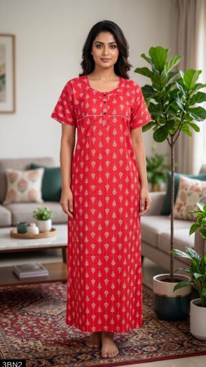 3 Button Nighty-3BN2