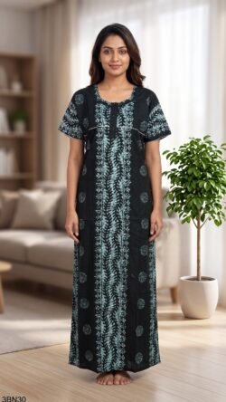 3 Button Nighty Free Size(XXL)-3BN30