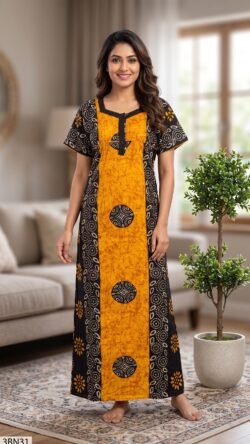 3 Button Nighty Free Size(XXL)-3BN31