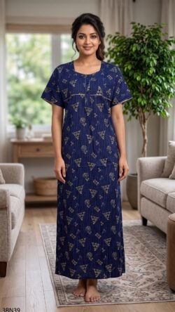 3 Button Nighty Free Size(XXL)-3BN39