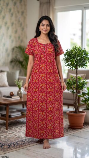 3 Button Nighty-3BN4