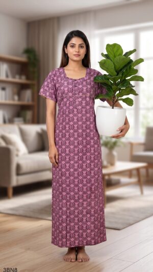 3 Button Nighty-3BN8