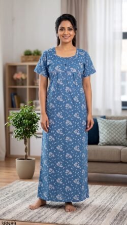 3 Button Nighty Free Size(XXL)-3BN89