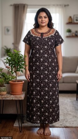 3XL Embroidery Nighty-3EBR22
