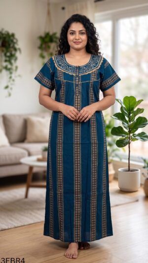 3XL Embroidery Nighty-3EBR4