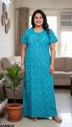60 Length 3XL 3 Button Nighty-63BN16