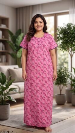 60 Length 3XL 3 Button Nighty-63BN17