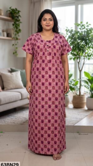 60 Length 3XL 3 Button Nighty-63BN29