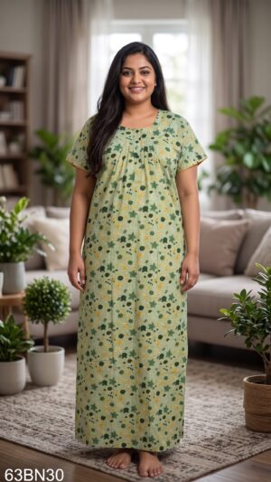 60 Length 3XL 3 Button Nighty-63BN30