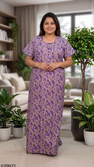 60 Length 3XL 3 Button Nighty-63BN33