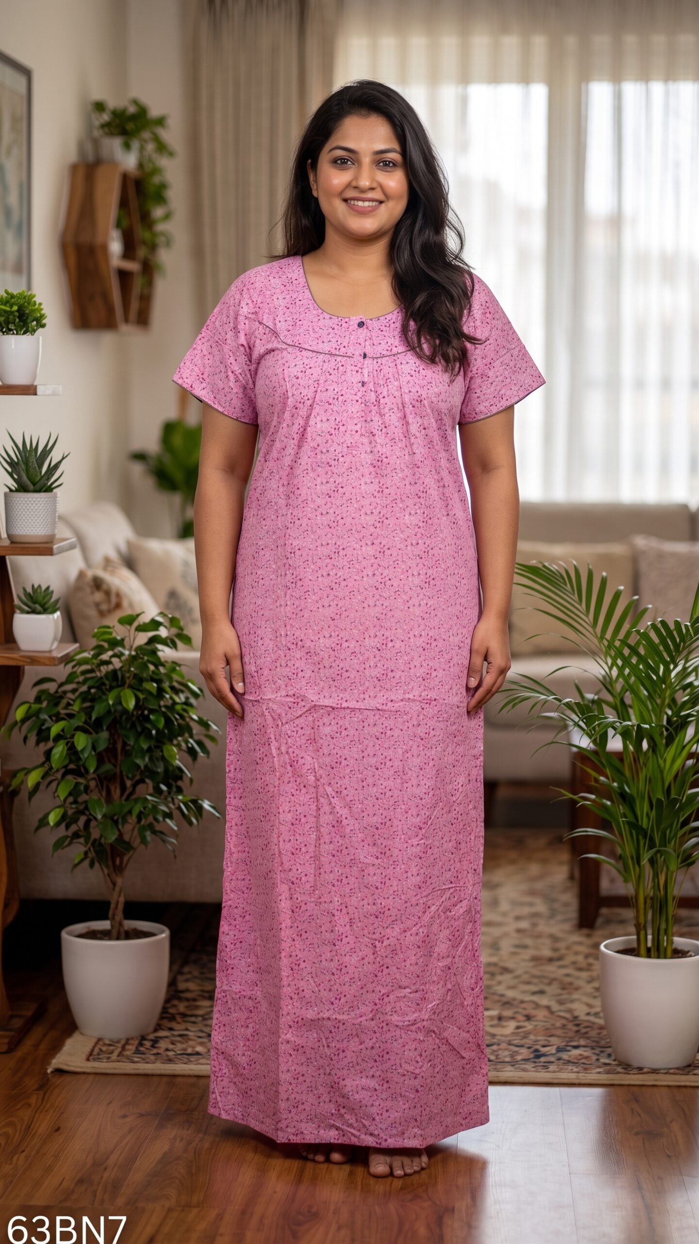 60 Length 3XL 3 Button Nighty-63BN7