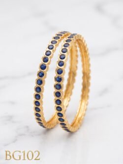 Panchaloha Bangle (Dark blue)-BG102
