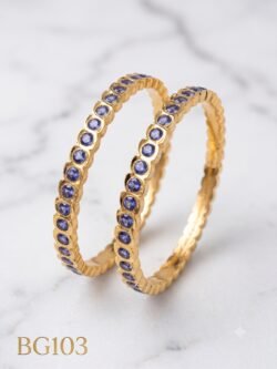 Panchaloha Bangle (Lavender)-BG103
