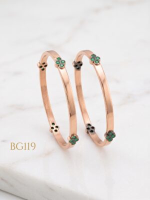 Unpolished Panchaloha Bangle -BG119