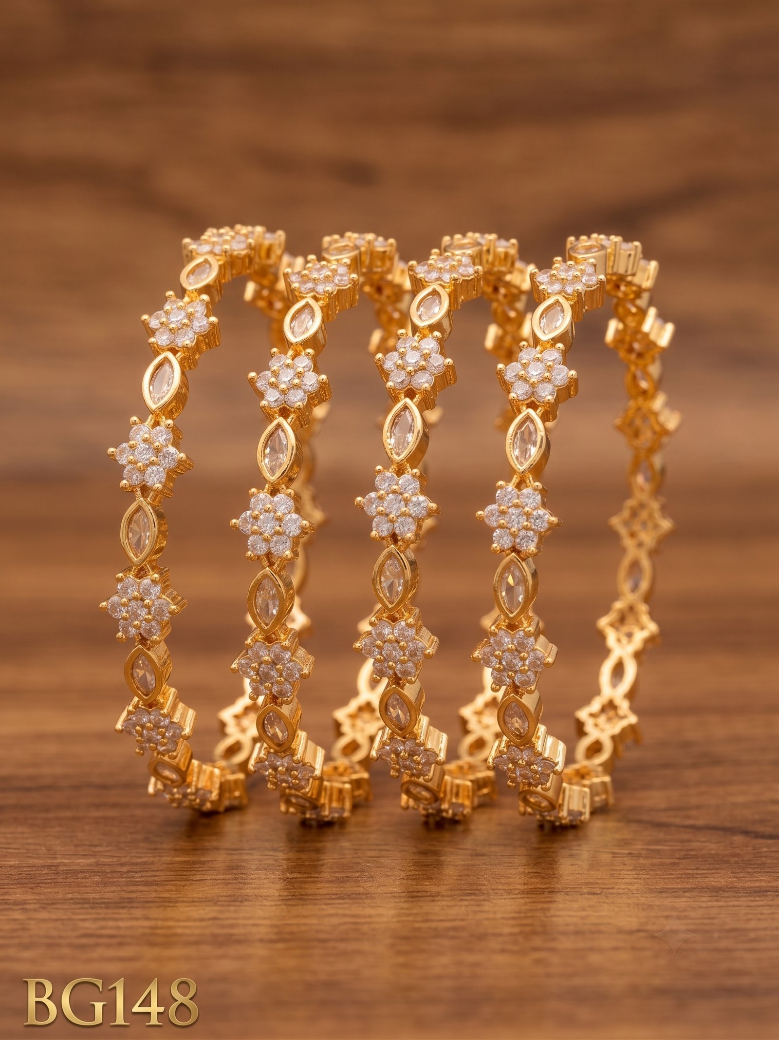 Panchaloham Set Of 4 Bangle-BG148