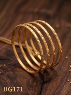Unpolished Panchaloha Bangle Set of 4 pcs-BG171