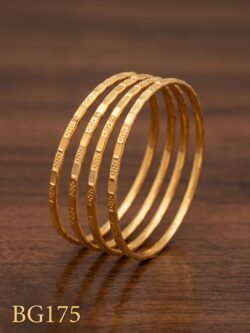 Unpolished Panchaloha Bangle Set of 4 pcs-BG175