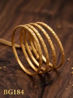 Unpolished Panchaloha Bangle Set of 4 pcs-BG184