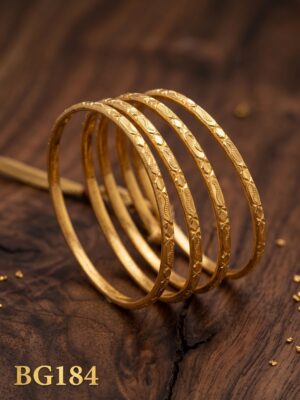 Unpolished Panchaloha Bangle Set of 4 pcs-BG184