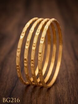 Unpolished Panchaloha Bangle Set of 4 pcs-BG216