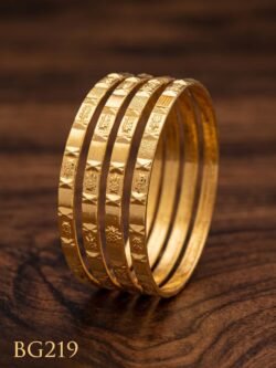 Unpolished Panchaloha Bangle Set of 4 pcs-BG219