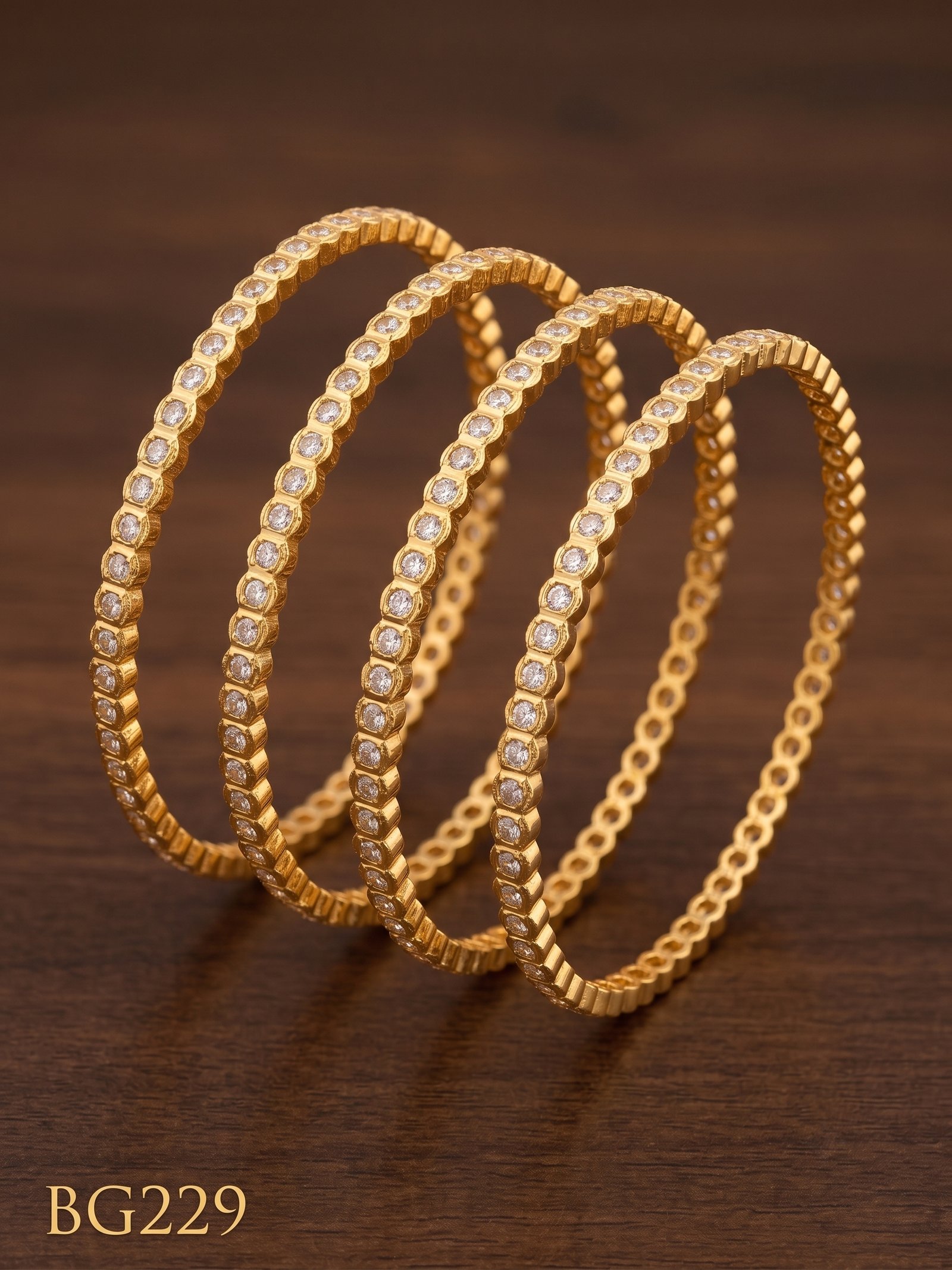 Panchaloha Bangle Set of 4 pcs-BG229