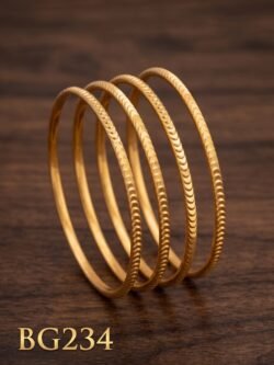 Unpolished Panchaloha Bangle Set of 4 pcs-BG234