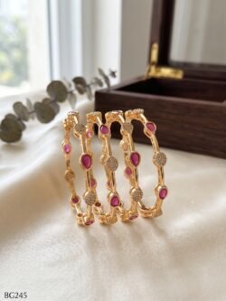 Panchaloha Bangle Set of 4 pcs-BG245