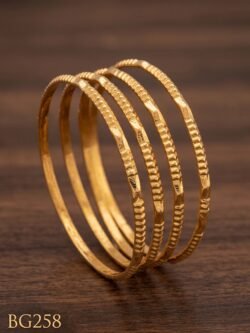 Unpolished Panchaloha Bangle Set of 4 pcs-BG258