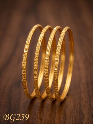 Unpolished Panchaloha Bangle Set of 4 pcs-BG259