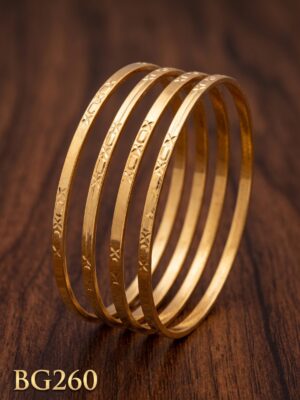 Unpolished Panchaloha Bangle Set of 4 pcs-BG260