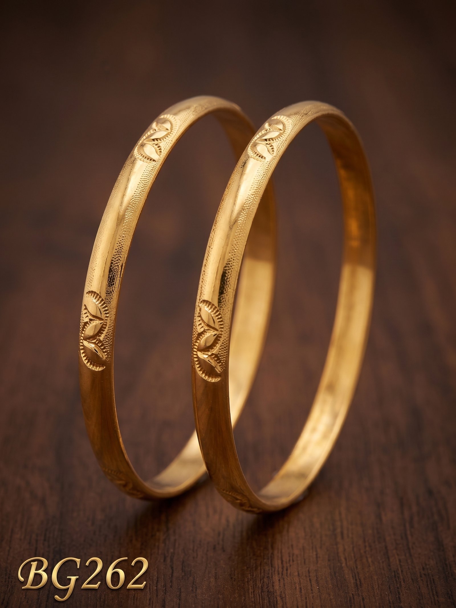 Unpolished Panchaloha Bangle Set of 4 pcs-BG262