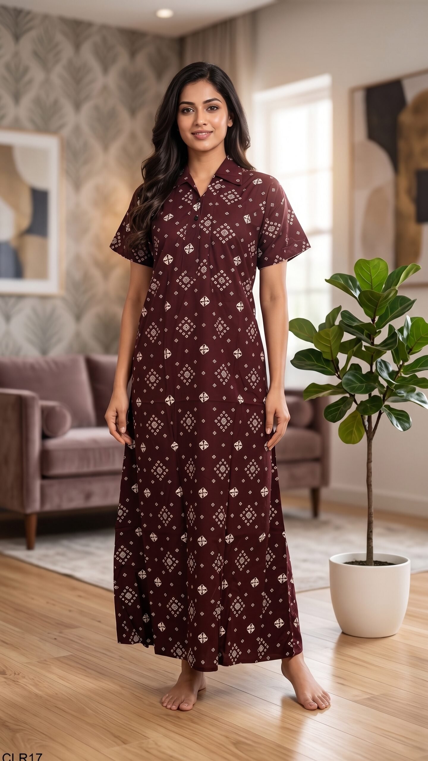 Collar Nighty Free Size(XXL)-CLR17