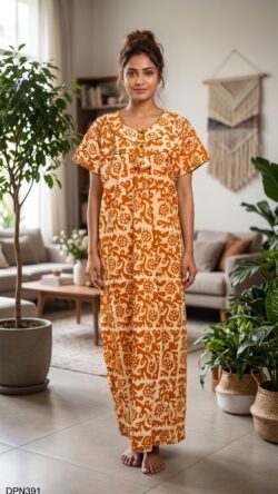 Batiq Patch Nighty Free Size(XXL) -DPN391