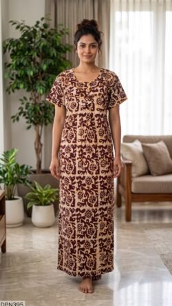 Batiq Patch Nighty Free Size(XXL) -DPN395