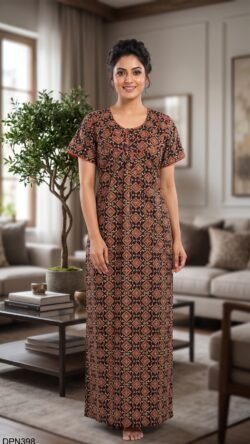 Batiq Patch Nighty Free Size(XXL) -DPN398
