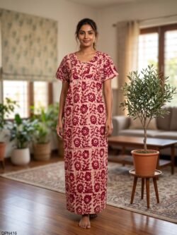 Batiq Patch Nighty Free Size(XXL) -DPN416