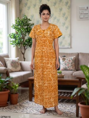 Batiq Patch Nighty Free Size(XXL) -DPN418