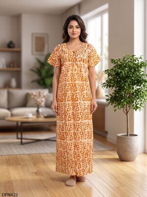 Batiq Patch Nighty Free Size(XXL) -DPN422