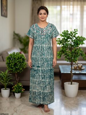 Batiq Patch Nighty Free Size(XXL) -DPN424