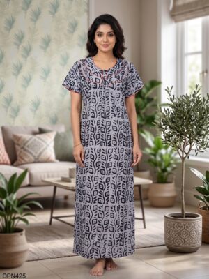 Batiq Patch Nighty Free Size(XXL) -DPN425