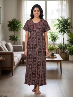Batiq Patch Nighty Free Size(XXL) -DPN436