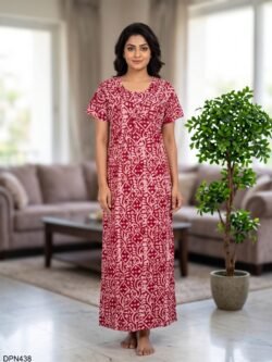 Batiq Patch Nighty Free Size(XXL) -DPN438