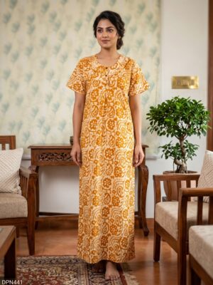Batiq Patch Nighty Free Size(XXL) -DPN441